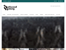 Tablet Screenshot of darkwoodarmory.com